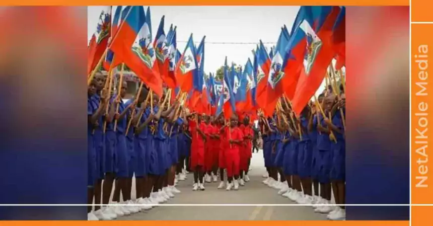 L'historique du drapeau national d'Haiti – Anmwe News