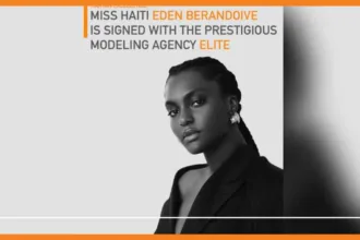 eden berendoive, miss universe haiti, signe avec le prestigieux agence de mode elite