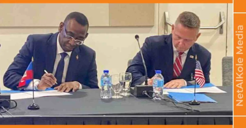 haïti sécurité un accord signé entre haïti et le bureau of alcohol, tobacco and firearms des États unis