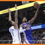 le philadelphia 76ers stoppe oklahoma city thunder