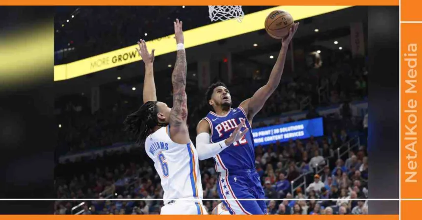 le philadelphia 76ers stoppe oklahoma city thunder