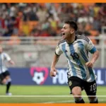 mondial u 17 l'argentine corrige le brésil et s'invite au dernier carré