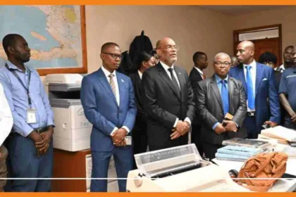 ariel henry visite l’agd et se dit satisfait des recettes
