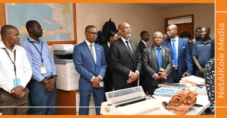 ariel henry visite l’agd et se dit satisfait des recettes