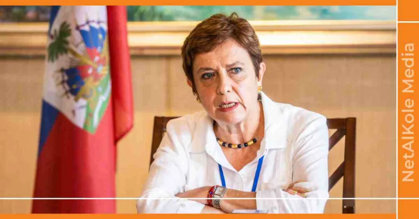 la cheffe du binuh souligne l'importance des sanctions dans le rétablissement de la stabilité en haïti