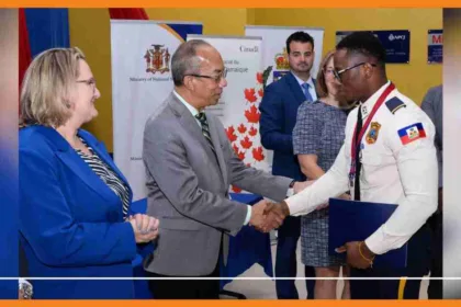 la jamaïque et le canada s'associent pour renforcer les forces de police haïtiennes
