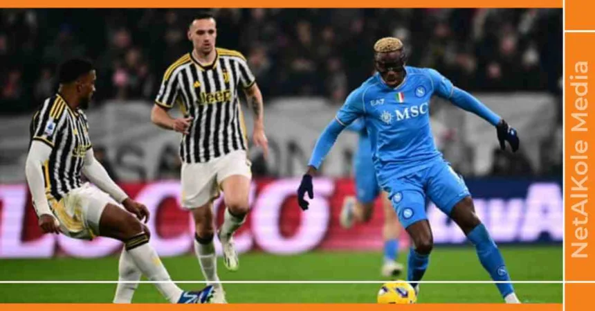 la juventus de turin s'impose contre naples et prend la tête de la serie a