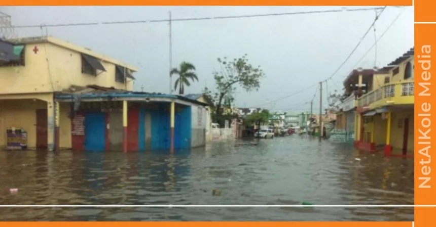 le cap haïtien submergé par des pluies torrentielles