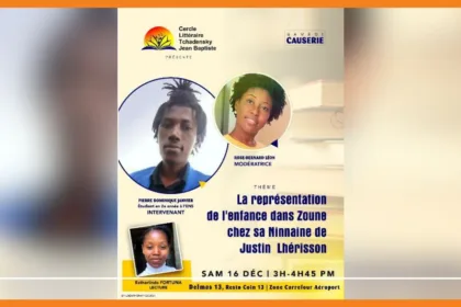 le cercle littéraire tchadensky jean baptiste et l'idéal de justin lhérisson dans zoune chez sa ninnaine