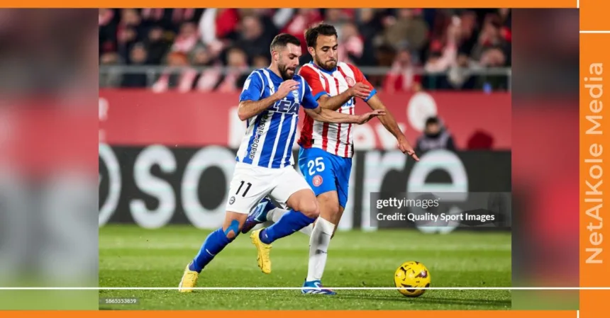 le fc girona assure contre deportivo alavés et reste leader de la liga