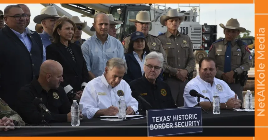 le gouverneur du texas a signé un projet de loi donnant à la police le droit d'arrêter les migrants