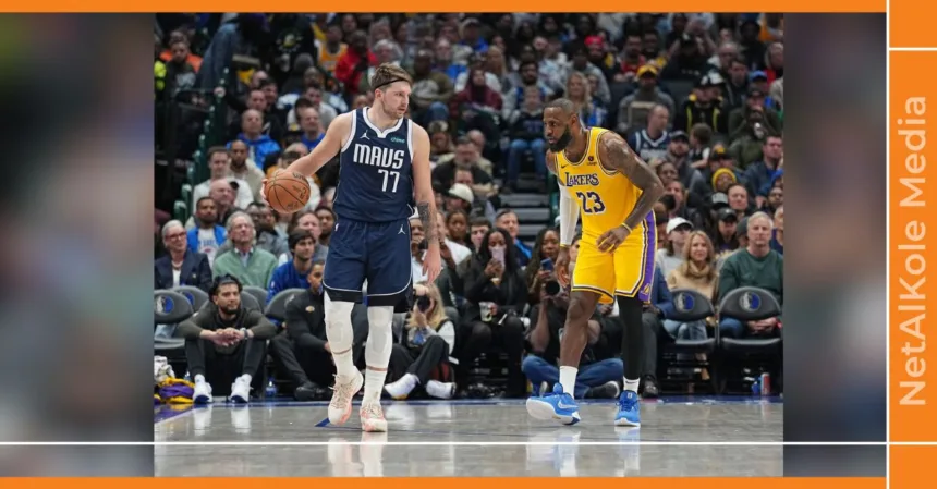 les lakers s'inclinent face aux mavericks dans un duel épique
