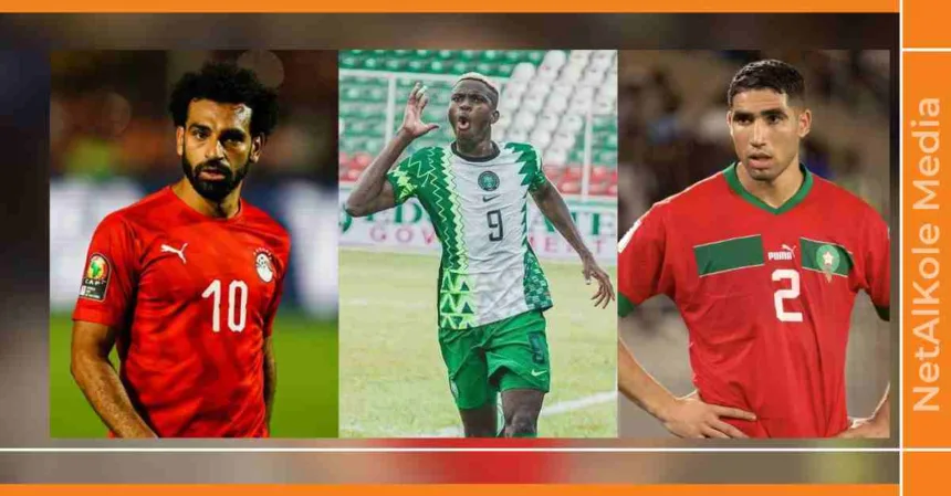 les trois nominés pour le ballon d'or africain 2023