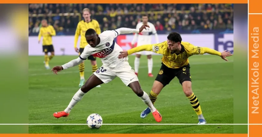 ligue des champions le paris saint germain passe de justesse pour les huitièmes de finale