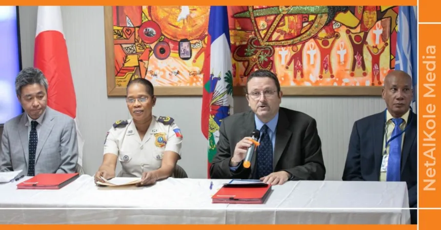 soutien japonais à la pnh 24 véhicules et 8 ambulances pour renforcer la sécurité