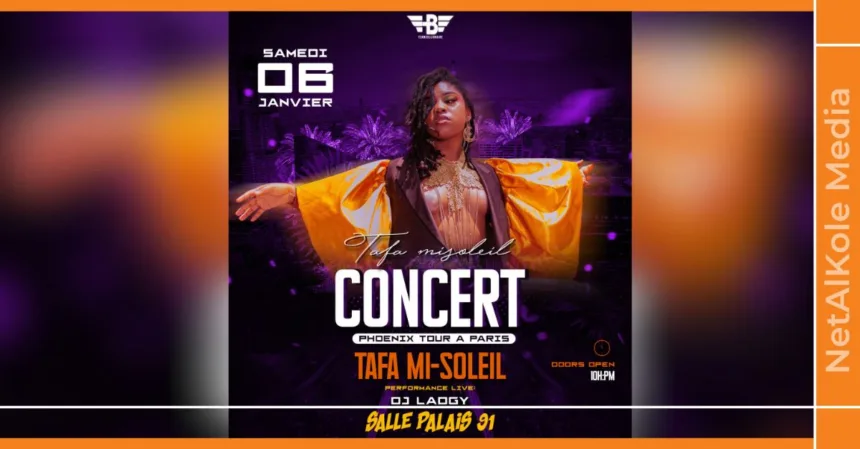 tafa mi soleil à paris à l'occasion du phoenix tour