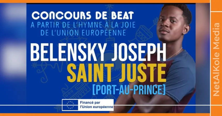 un jeune beatmaker haïtien remporte le concours de l'identité sonore de l'union européenne