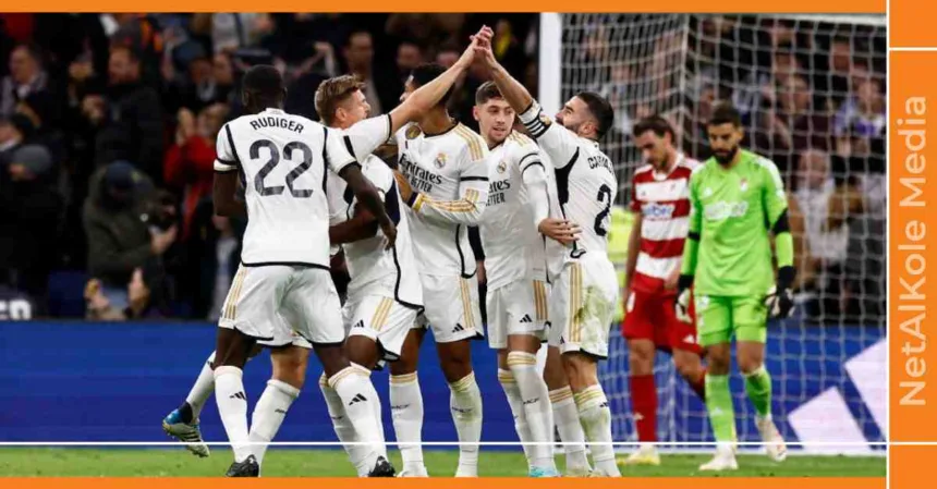 une cinquième victoire de rang pour le real madrid