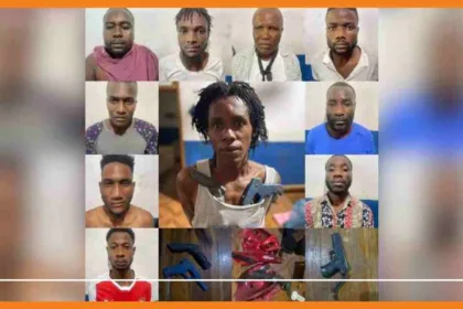 une dizaine de présumés bandits arrêtés à marigot, des objets de guerre saisis par la police du sud est