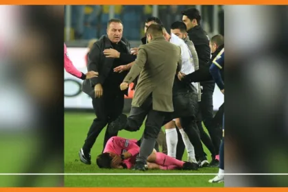 une scène glaçante dans le championnat turc
