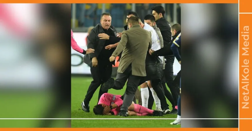 une scène glaçante dans le championnat turc
