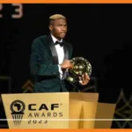 victor osimhen remporte le ballon d'or africain 2023