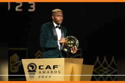 victor osimhen remporte le ballon d'or africain 2023